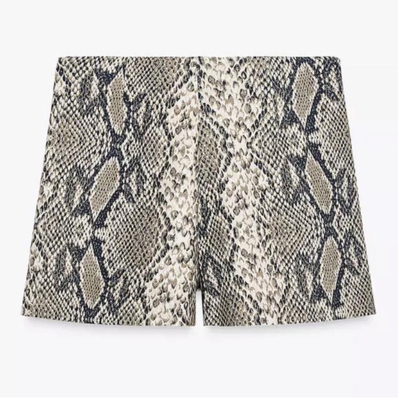 Zara ASYMMETRICAL CULOTTE SKIRT WITH APPLIQUE Size XS NWT - Picture 6 of 11